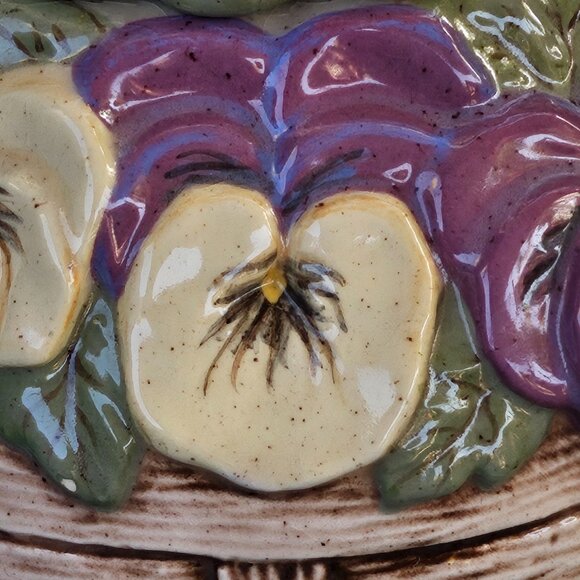 Vintage Flowers In A Basket Teapot; decorative teapot - Picture 4 of 12